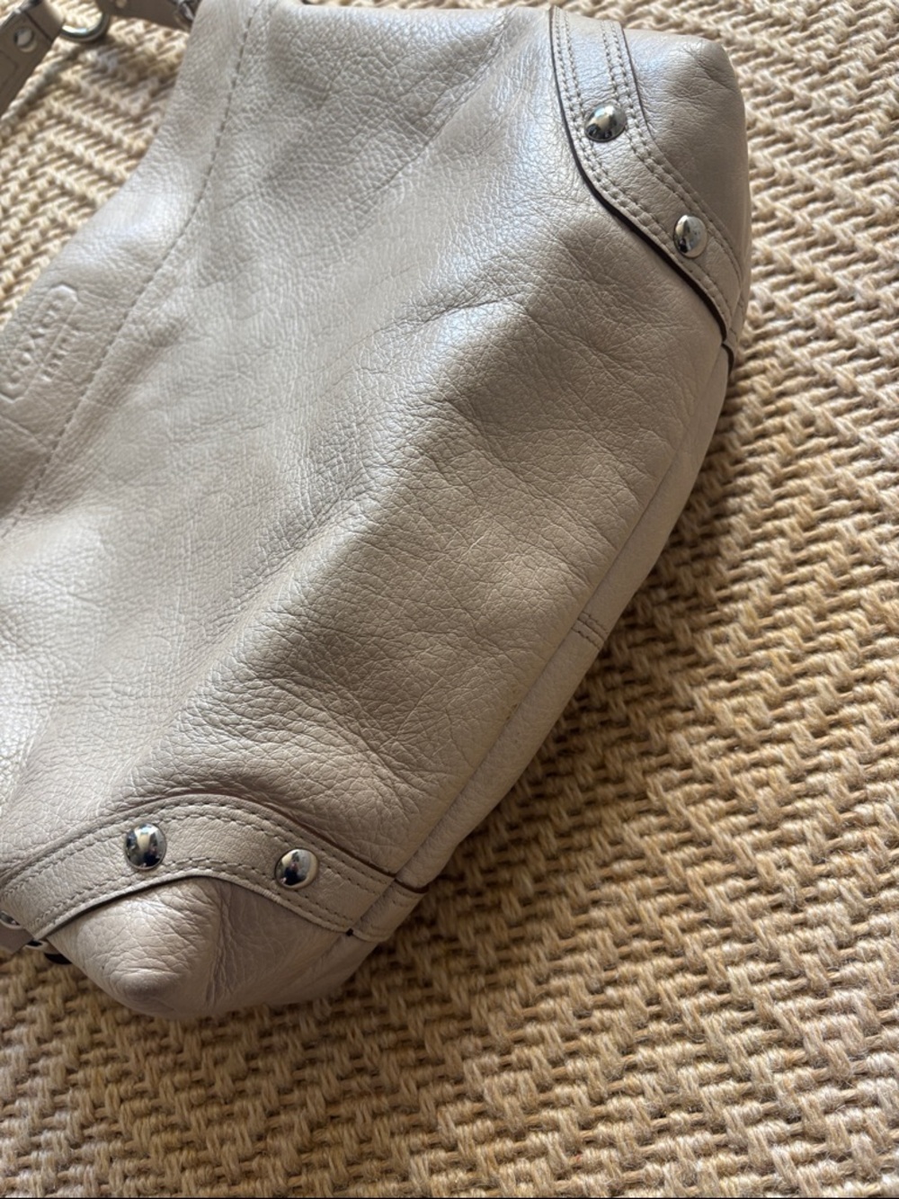 Coach Pebbled Leather Hobo Bag - Picture 4 of 10